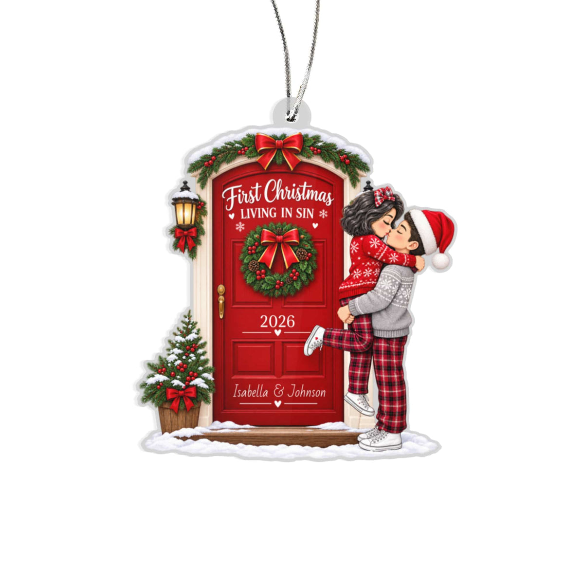 Custom Cut Printed Acrylic Ornaments – One-Sided