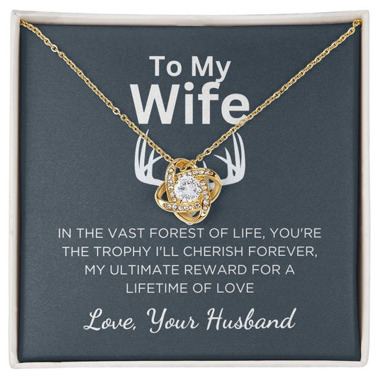 Gift For Wife With Message Card And Gift Box - Forest of Life