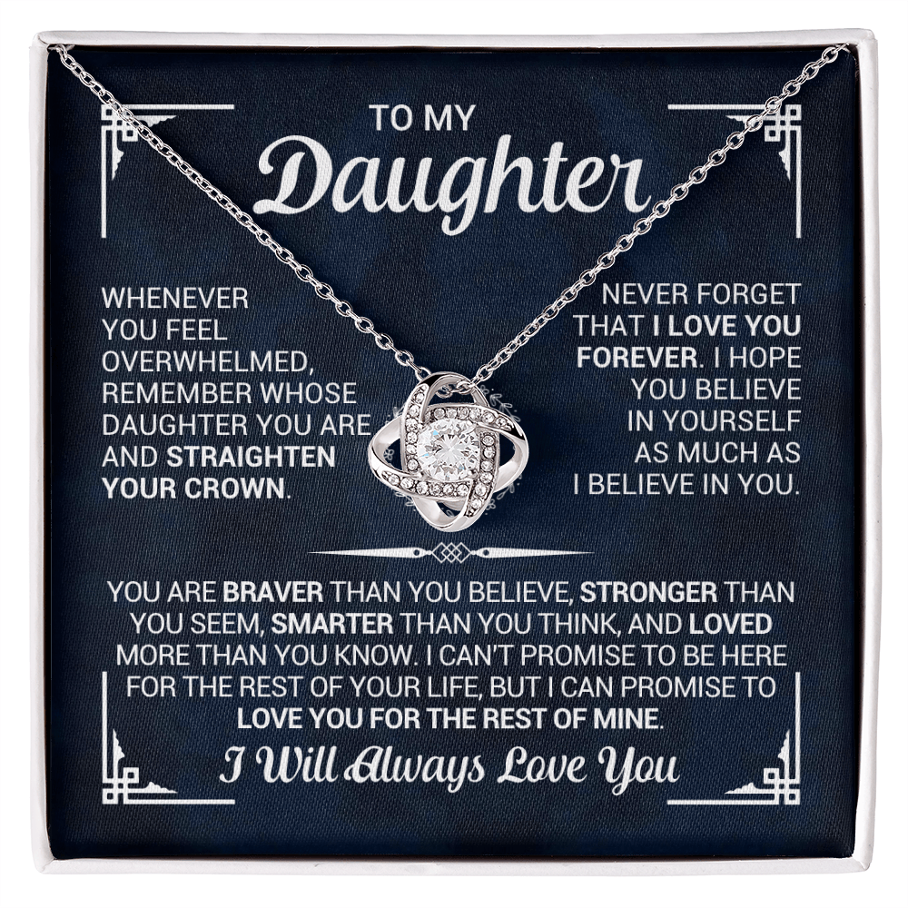 Graduation Gift Love Knot Jewelry for Daughter