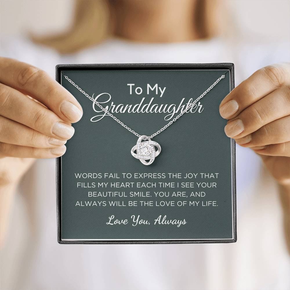Love of My Life - Gift For Granddaughter With Message Card And Gift Box