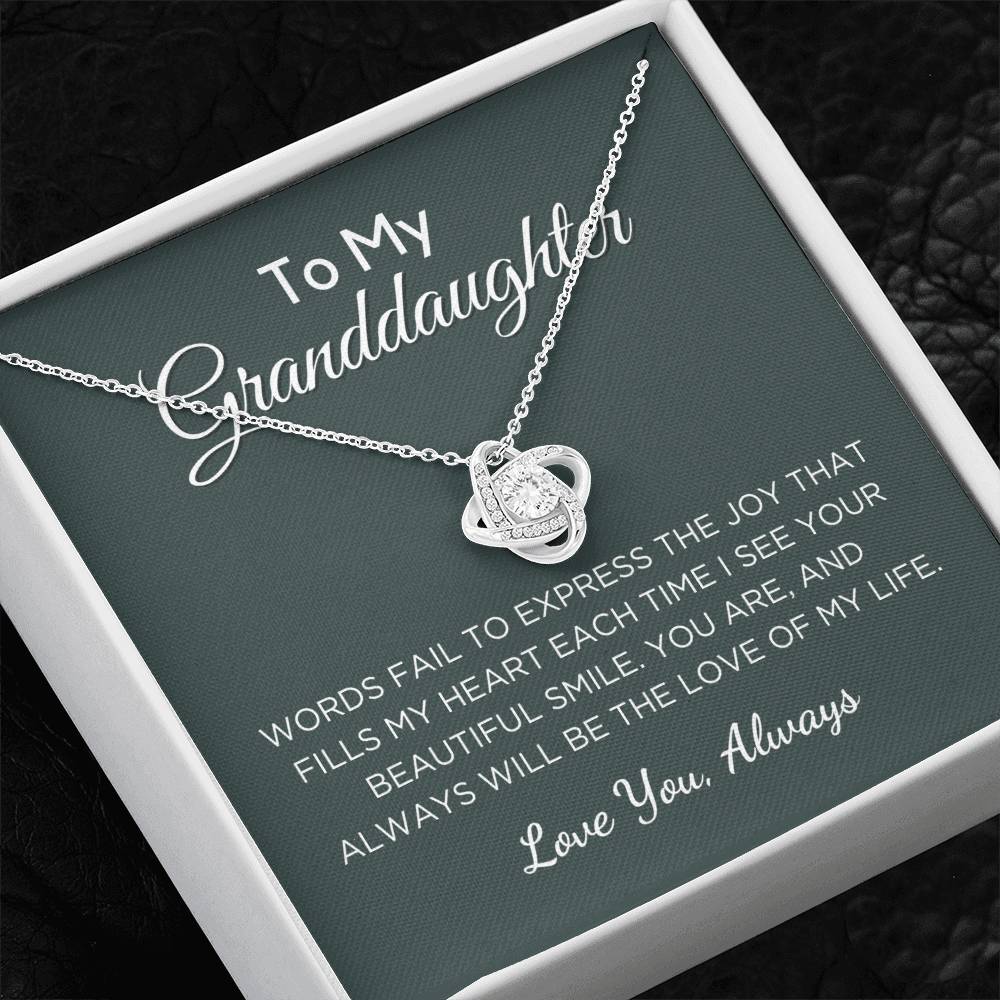 Love of My Life - Gift For Granddaughter With Message Card And Gift Box