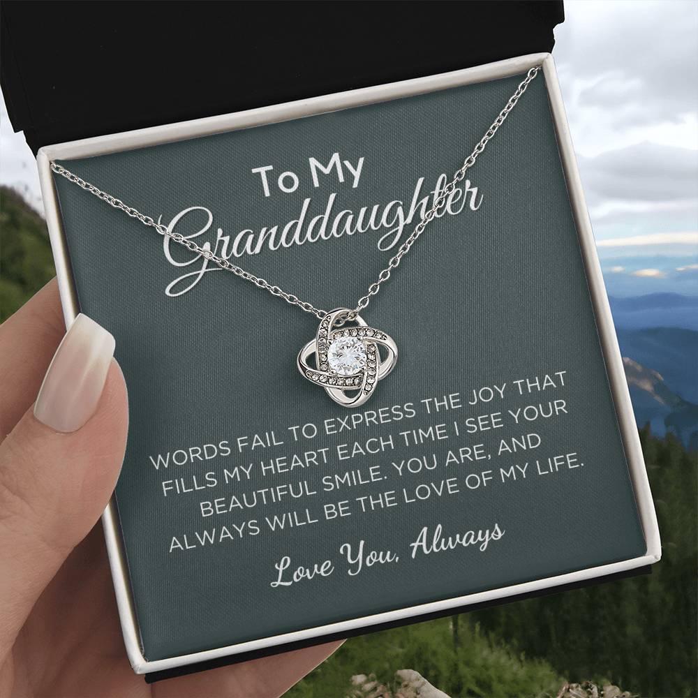 Love of My Life - Gift For Granddaughter With Message Card And Gift Box