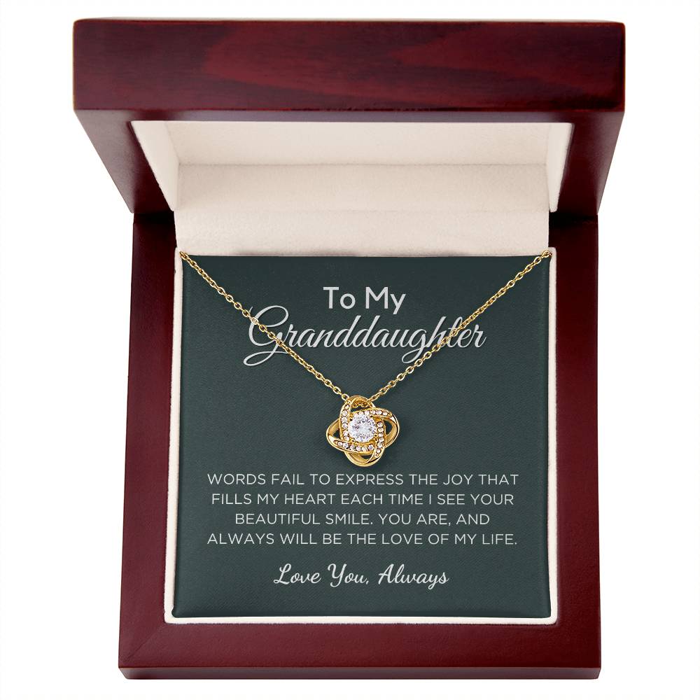 Love of My Life - Gift For Granddaughter With Message Card And Gift Box