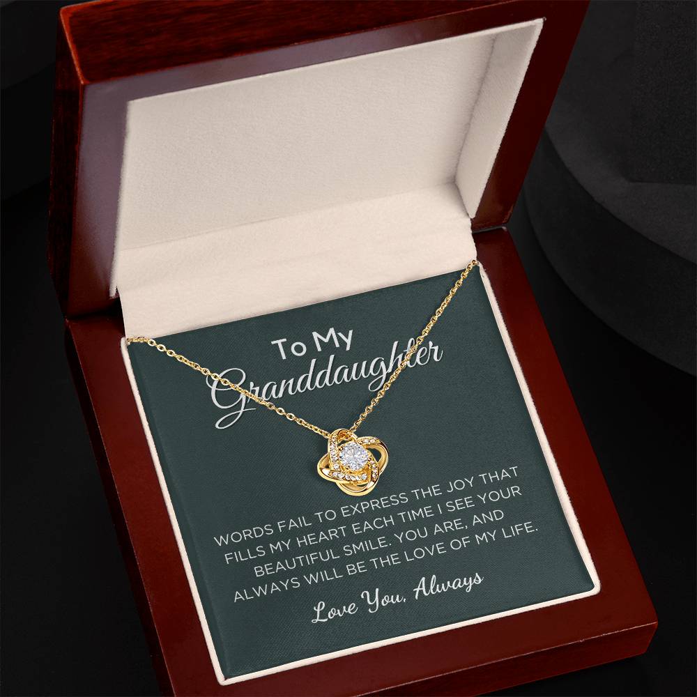 Love of My Life - Gift For Granddaughter With Message Card And Gift Box