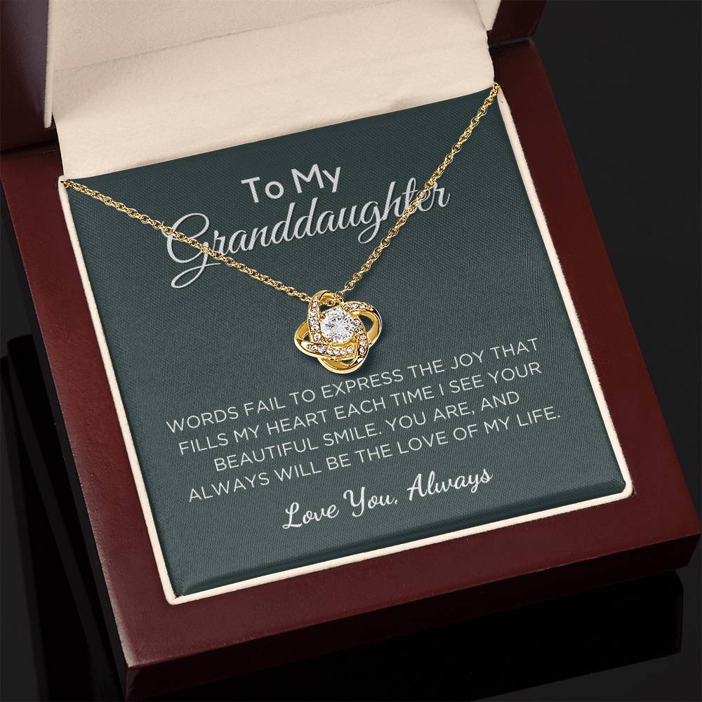 Love of My Life - Gift For Granddaughter With Message Card And Gift Box