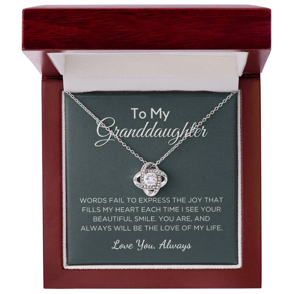 Love of My Life - Gift For Granddaughter With Message Card And Gift Box