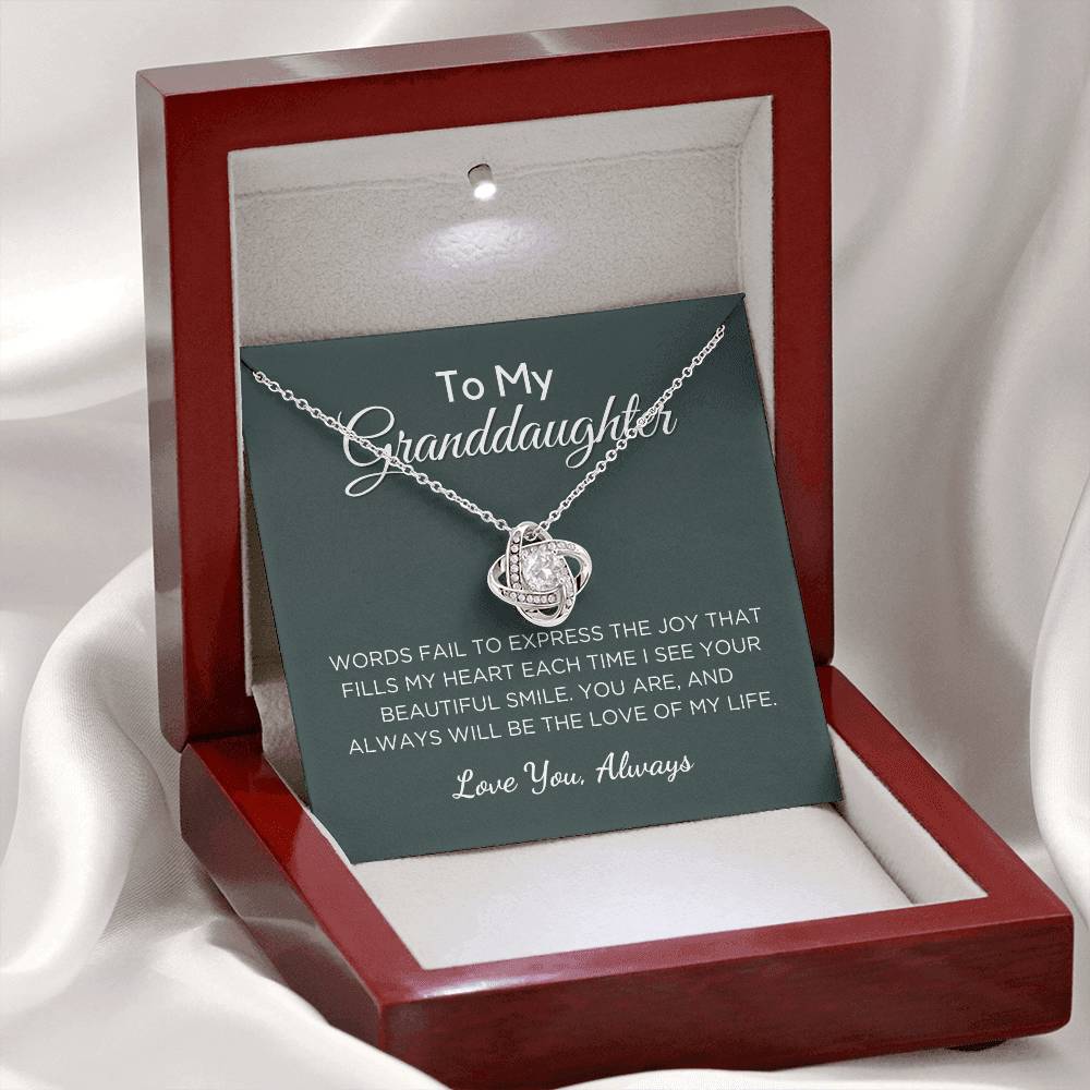 Love of My Life - Gift For Granddaughter With Message Card And Gift Box