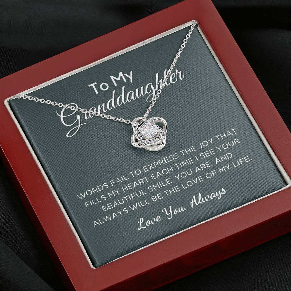 Love of My Life - Gift For Granddaughter With Message Card And Gift Box