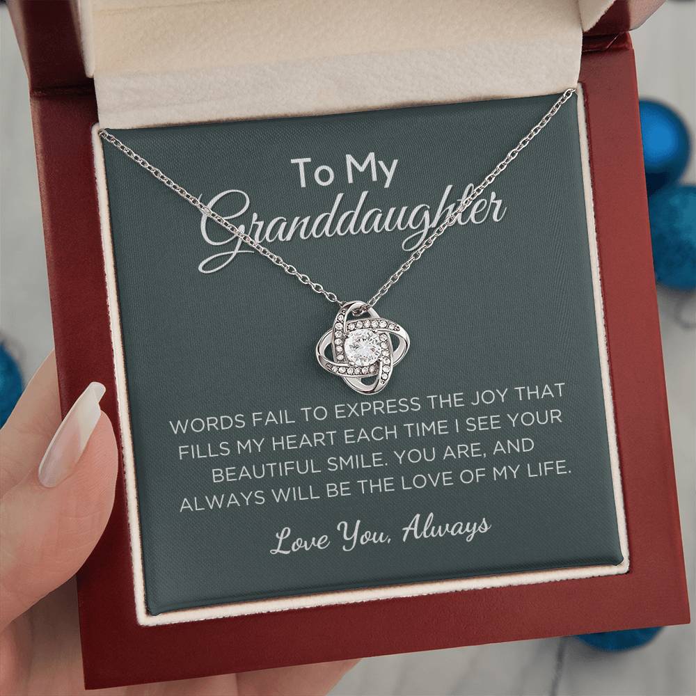 Love of My Life - Gift For Granddaughter With Message Card And Gift Box