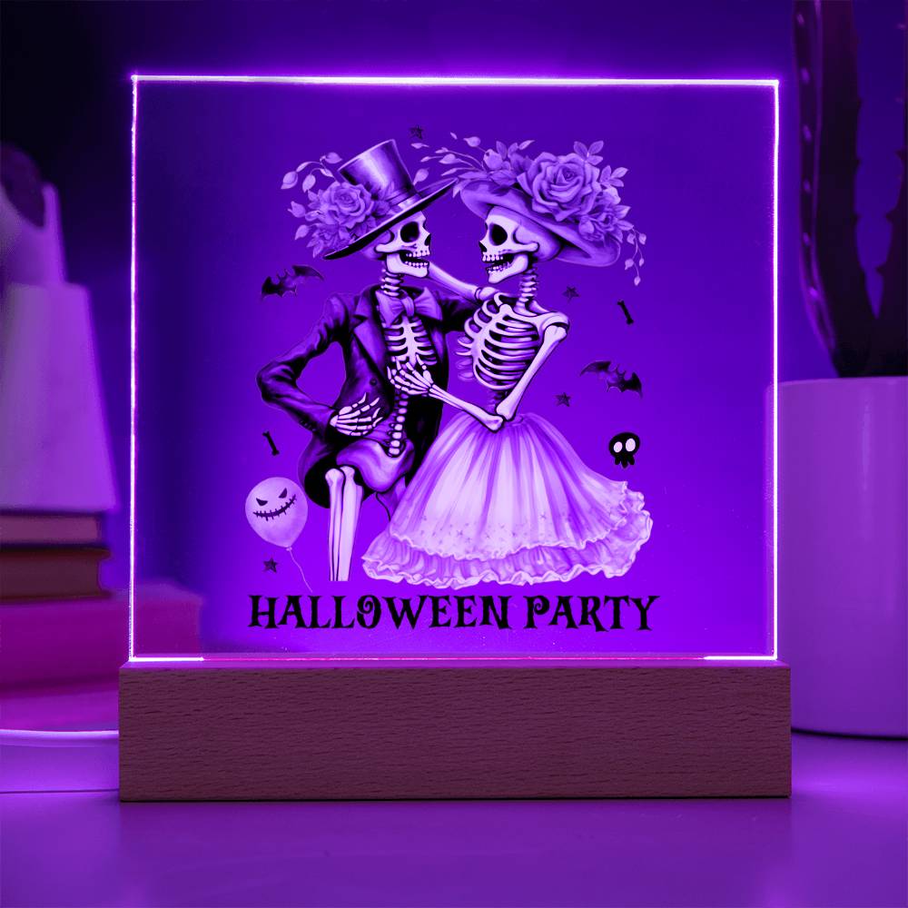 Halloween Party Home Decor, Premium Acrylic with Built-in LED Lights