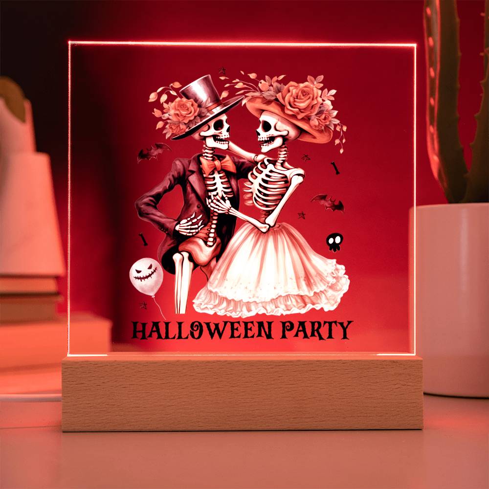Halloween Party Home Decor, Premium Acrylic with Built-in LED Lights