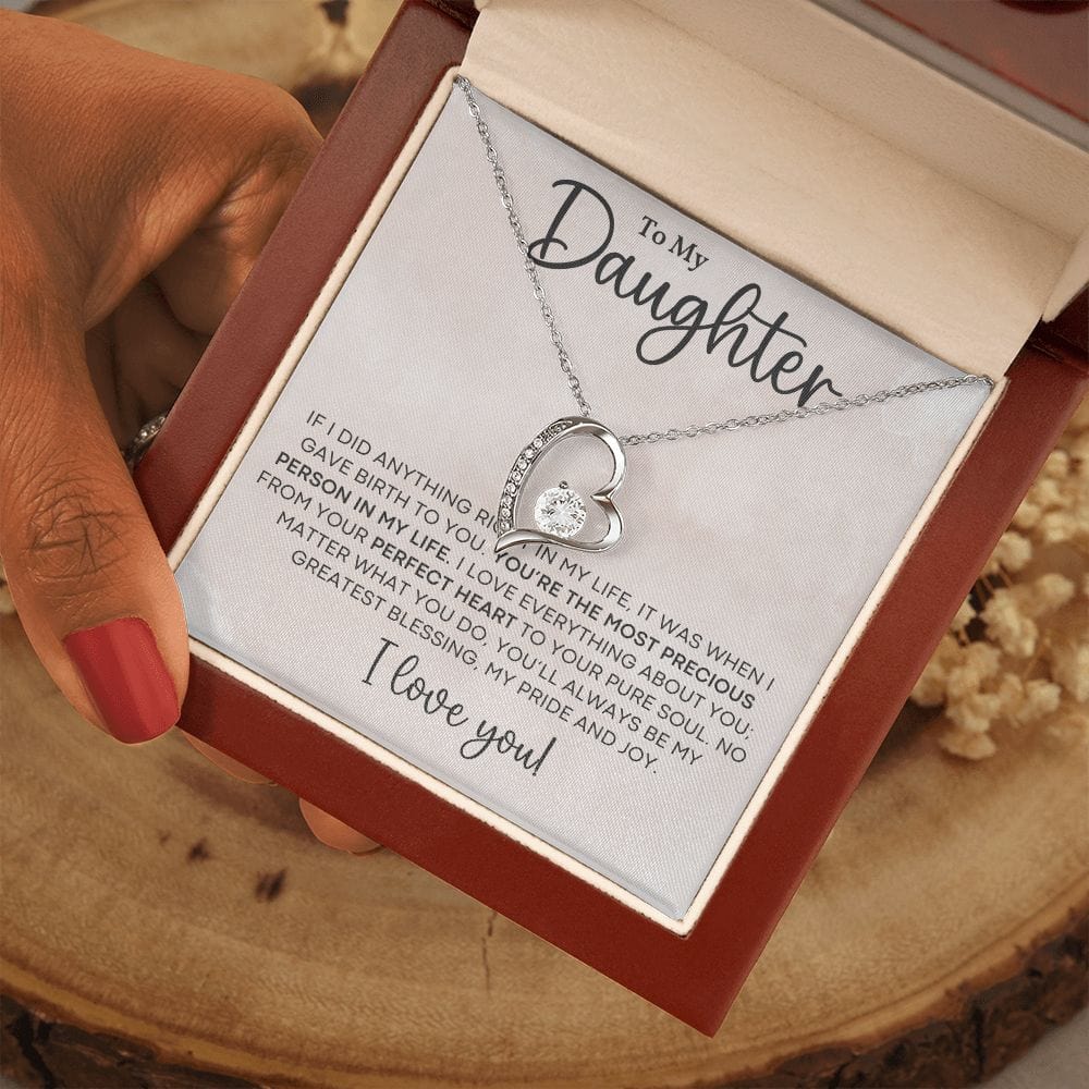 Gift For Daughter With Message Card And Gift Box - If I Did Anything