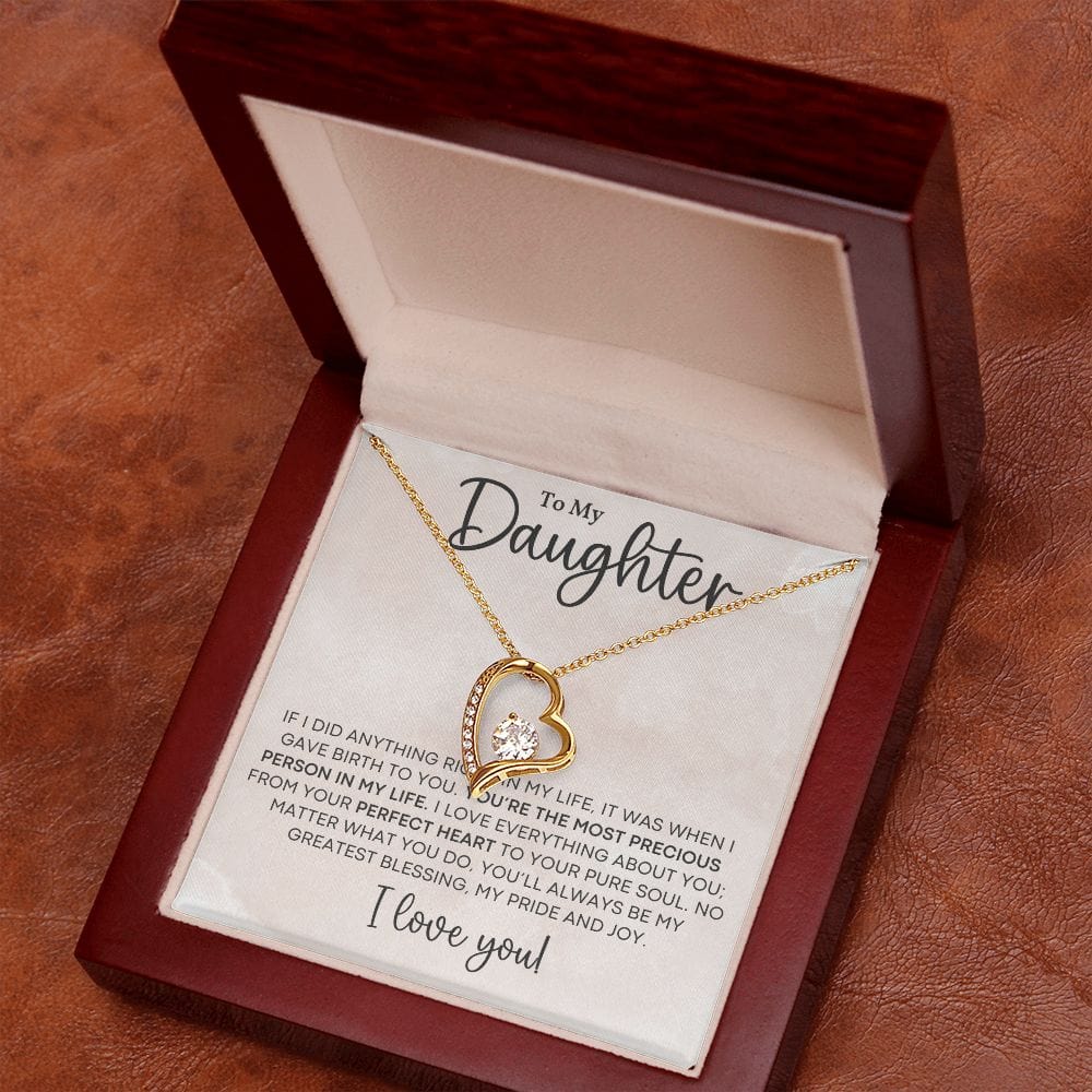 Gift For Daughter With Message Card And Gift Box - If I Did Anything