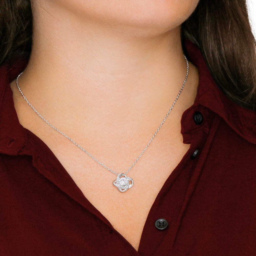Gift for Granddaughter, Granddaughter Gifts from Grandma and Grandpa, Granddaughter Birthday Gift, Love Knot Necklace