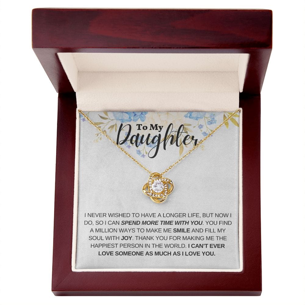 Gift For Daughter From Mom or Dad With Message Card And Gift Box - Spend More Time