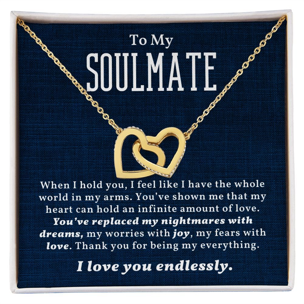 Valentine's Day Gift For Soulmate with Message Card and Gift Box - When I Hold You