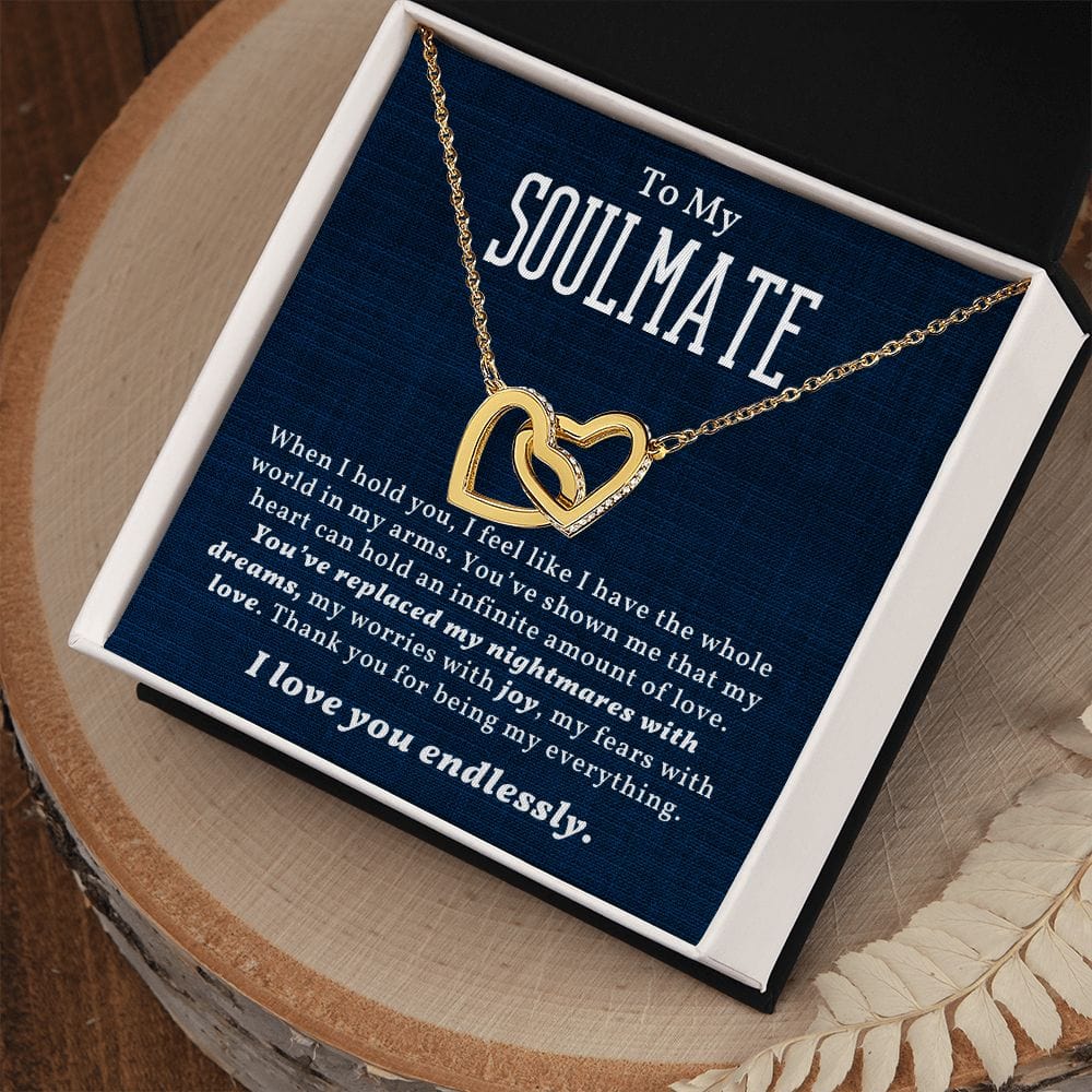 Valentine's Day Gift For Soulmate with Message Card and Gift Box - When I Hold You