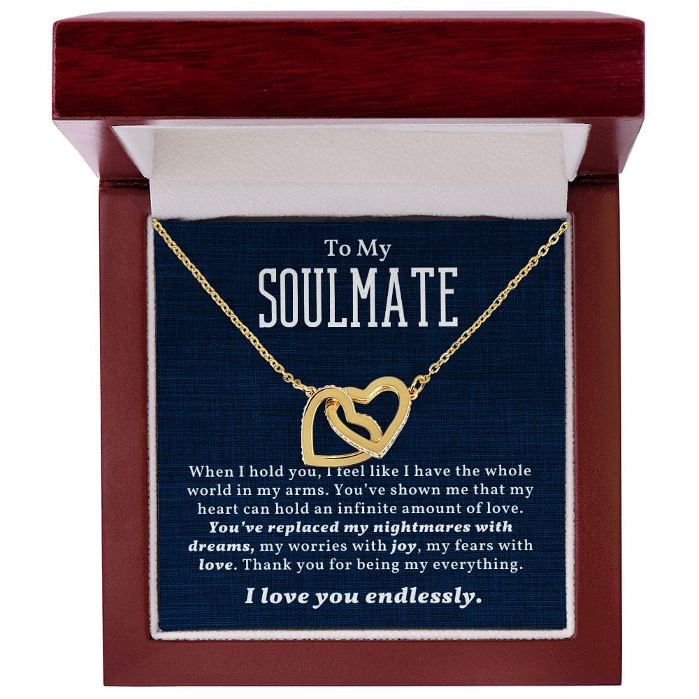 Valentine's Day Gift For Soulmate with Message Card and Gift Box - When I Hold You