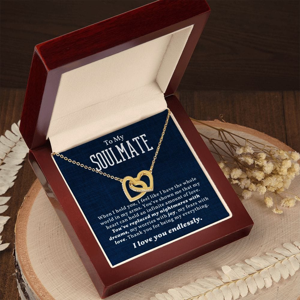 Valentine's Day Gift For Soulmate with Message Card and Gift Box - When I Hold You