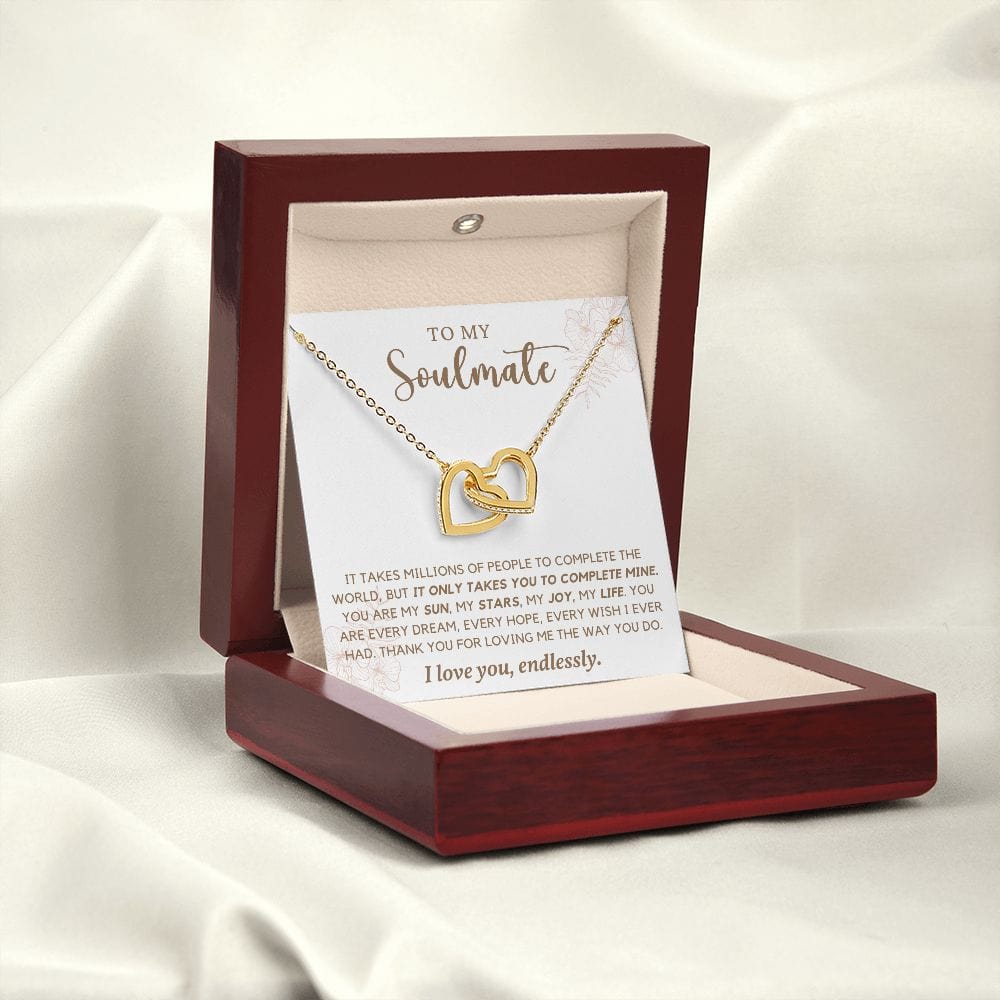 A Sentimental Necklace Gift for Your Beloved Wife with Message Card and Elegant Gift Box