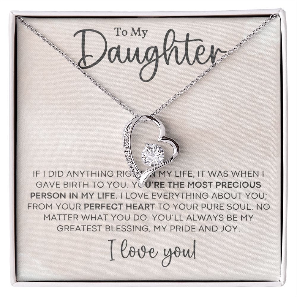 Gift For Daughter With Message Card And Gift Box - If I Did Anything