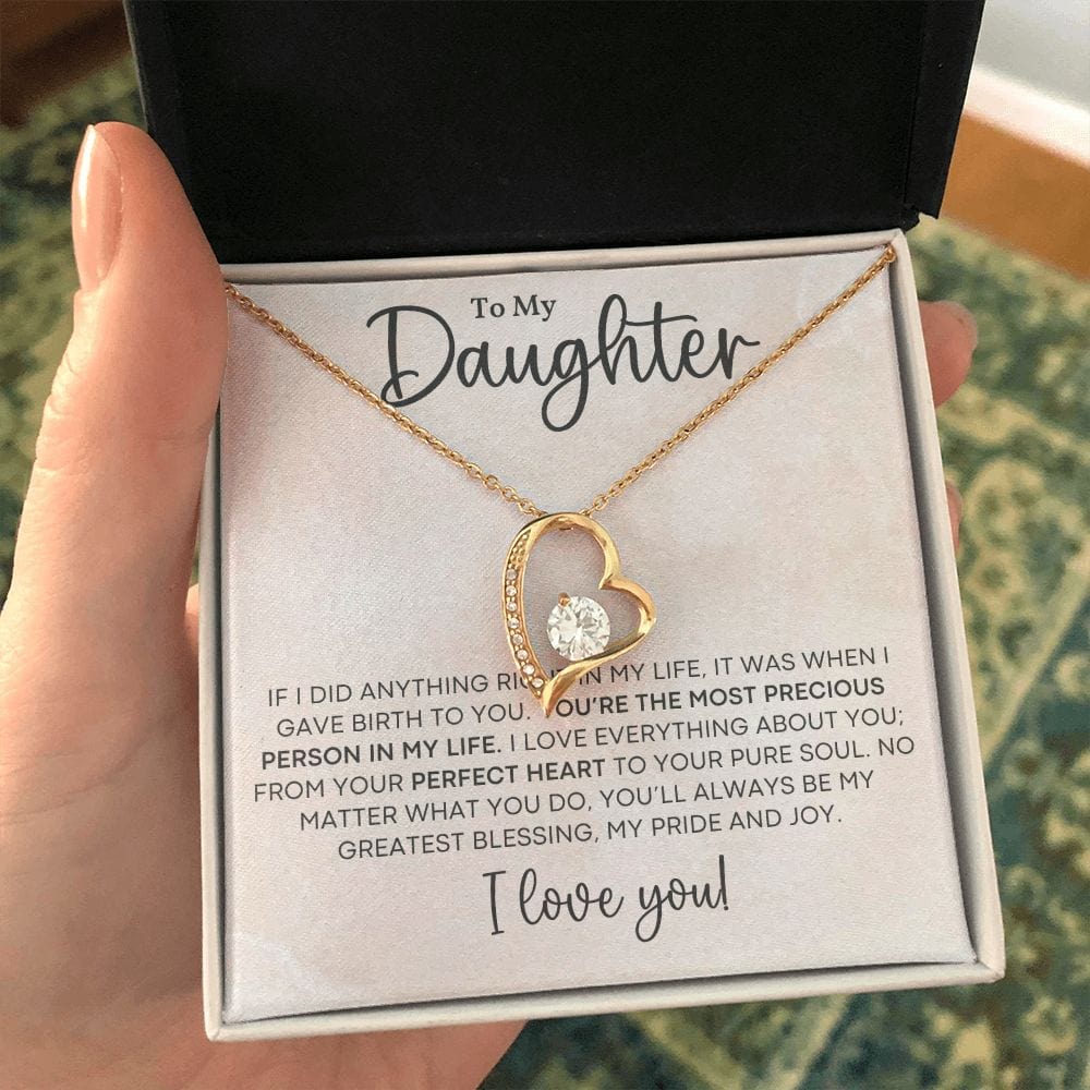 Gift For Daughter With Message Card And Gift Box - If I Did Anything
