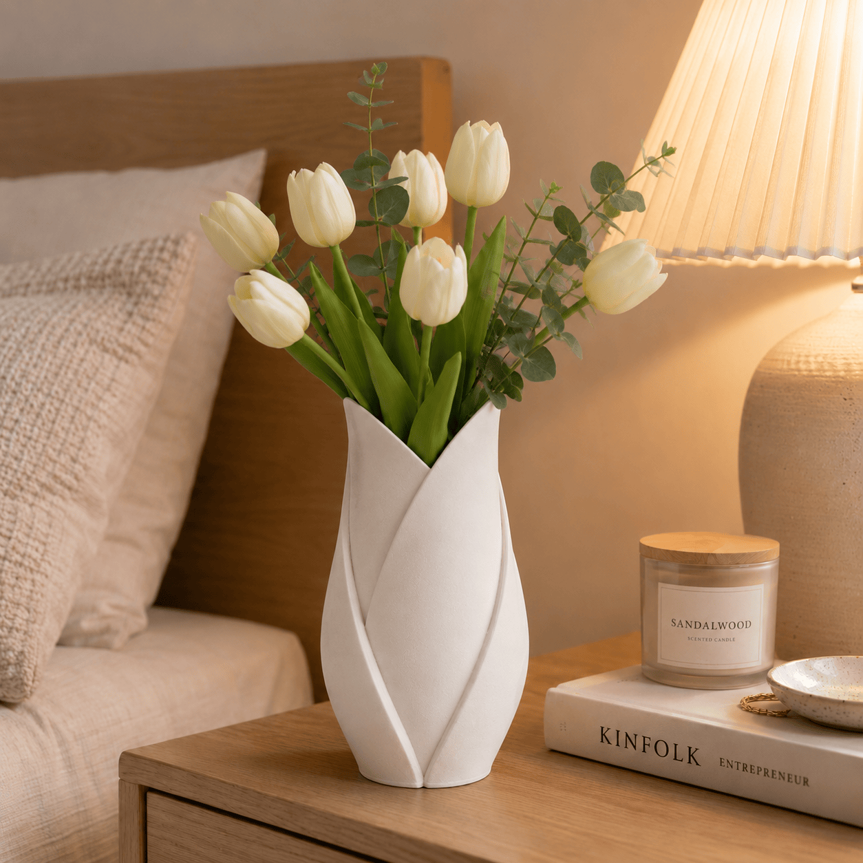 Tulip Leaf Vase Decorative Vase (3 Pcs Set)