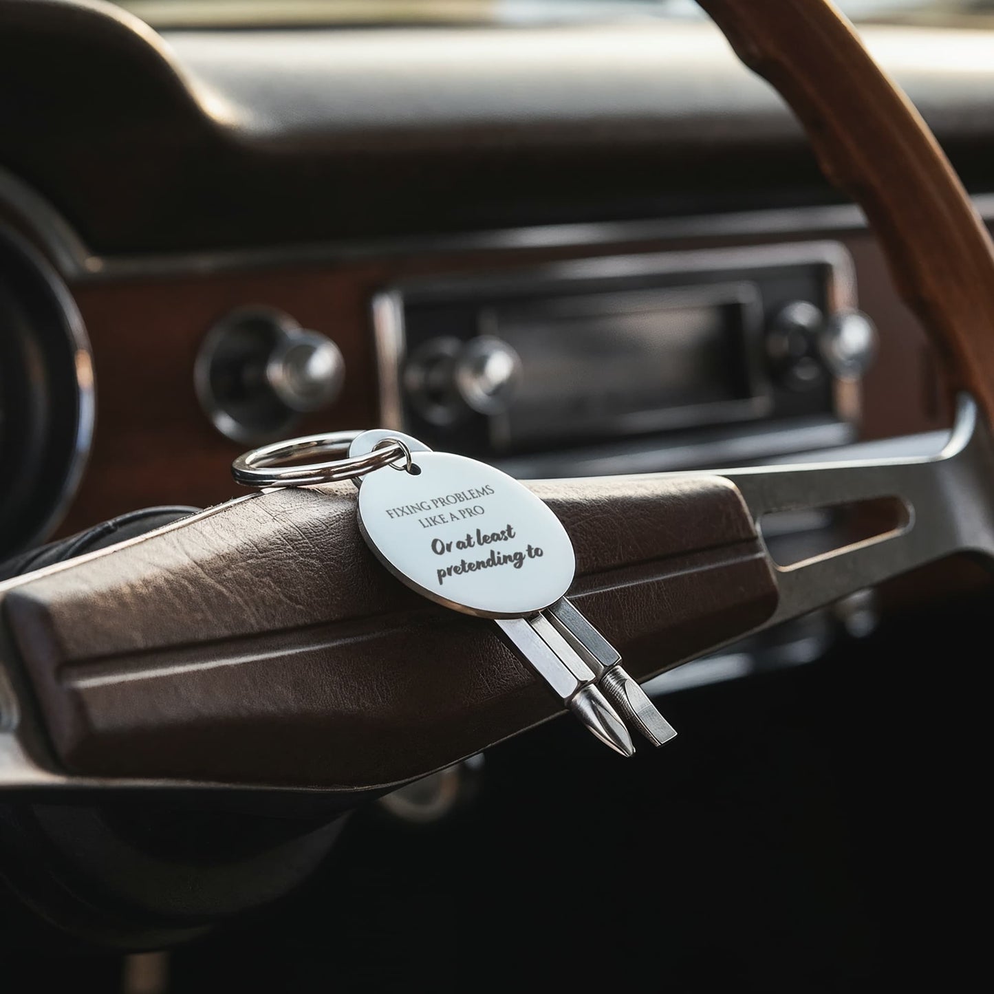 Pocket Screwdriver Keychain – Compact Tool with Custom Engraving Option