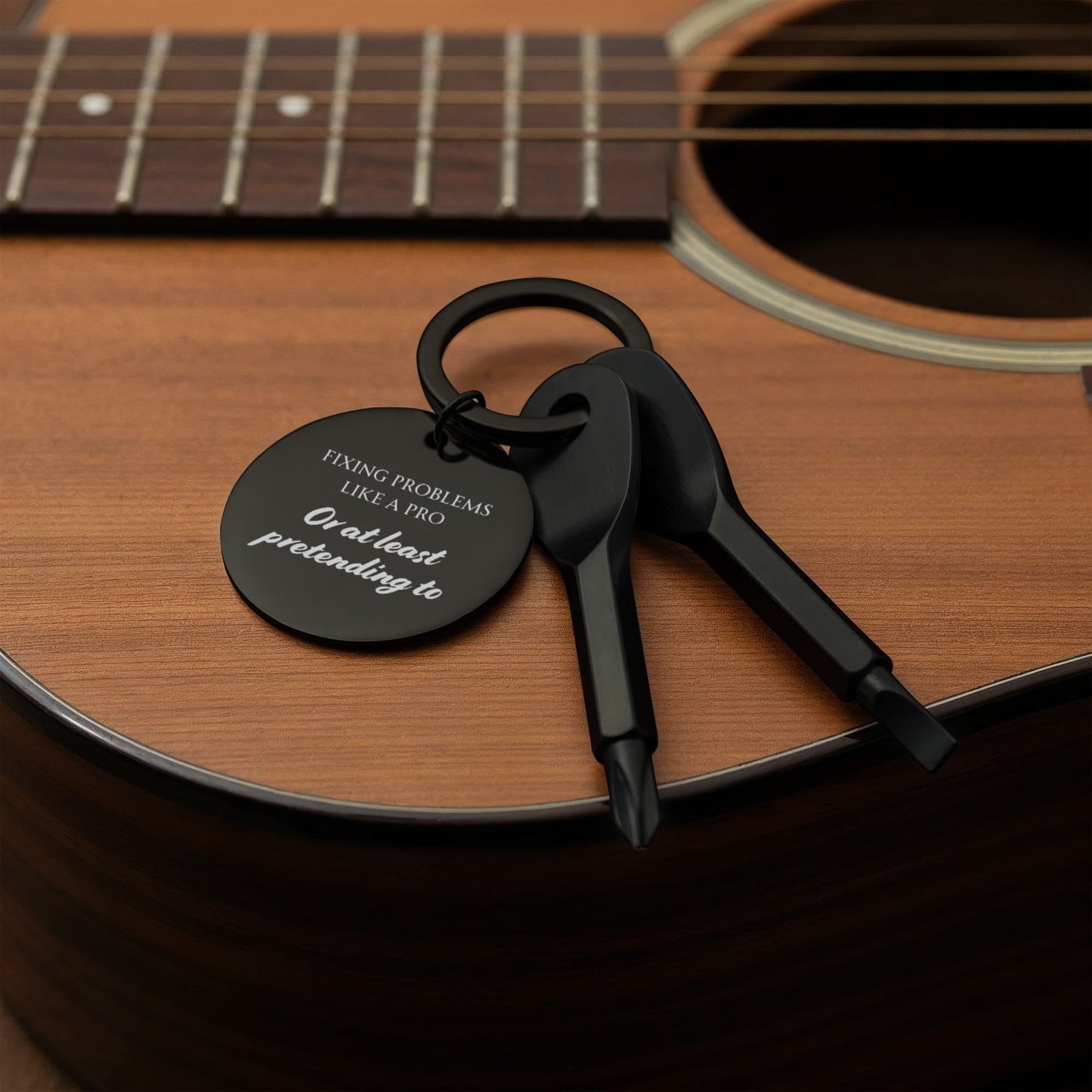 Pocket Screwdriver Keychain – Compact Tool with Custom Engraving Option