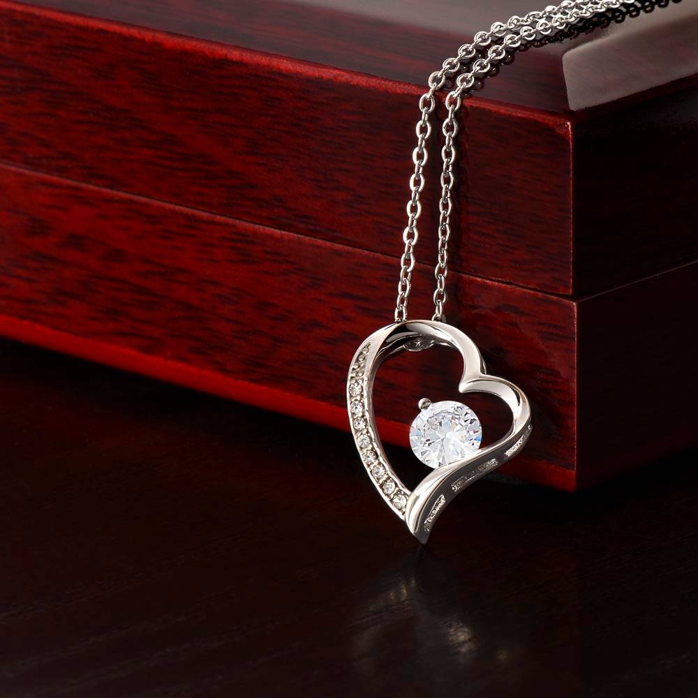 A Sentimental Necklace Gift for Your Beloved Wife with Message Card and Elegant Gift Box