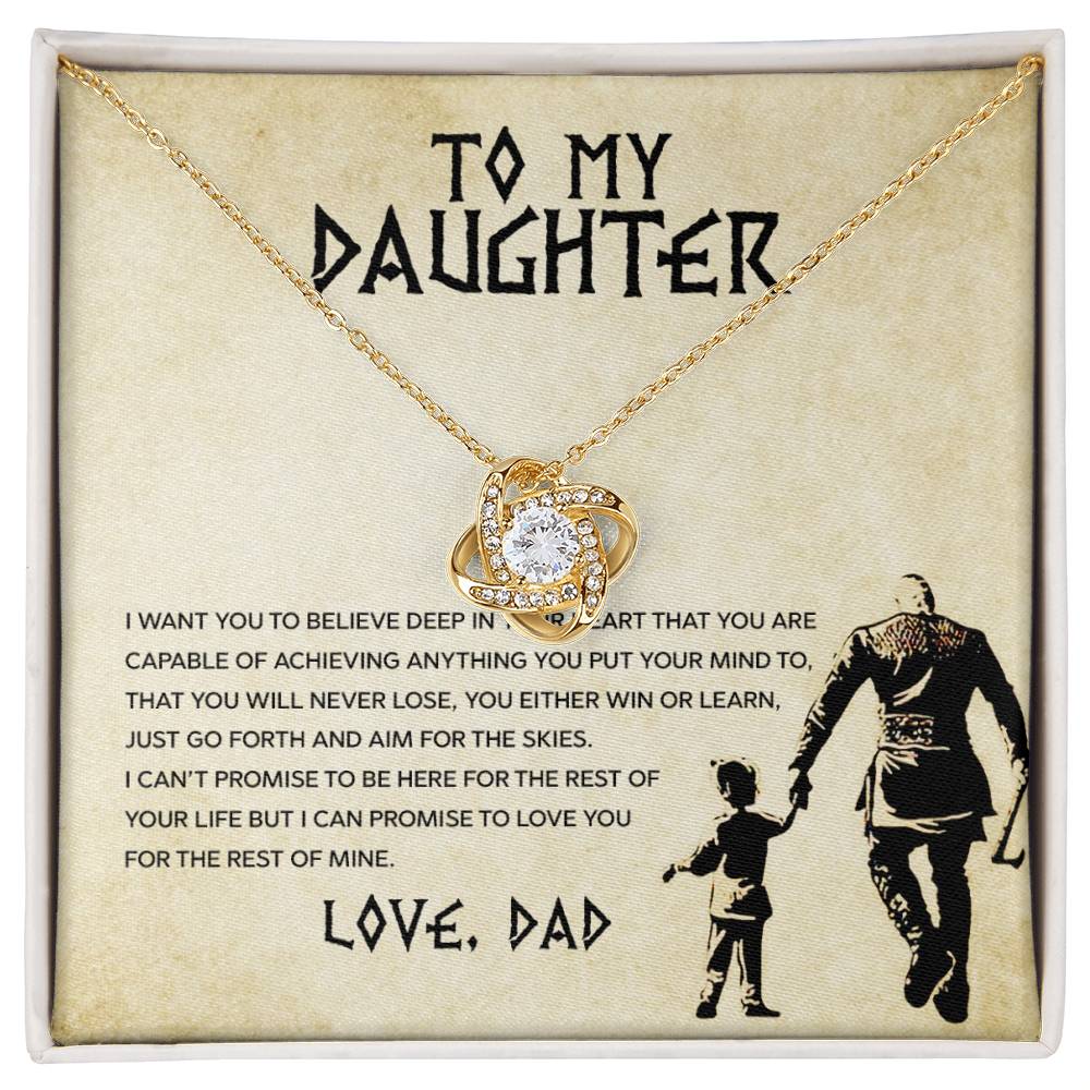 Gift For Daughter From Dad With Message Card And Gift Box - I Want You To Believe