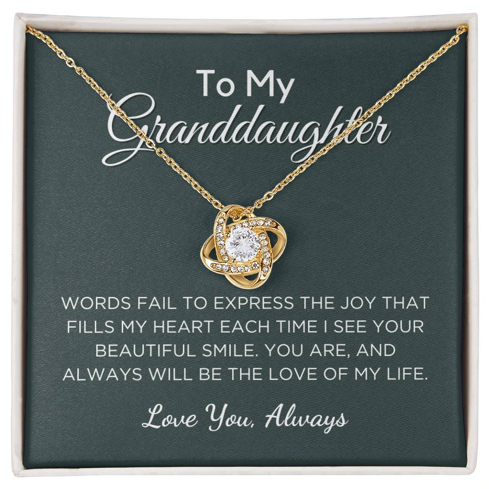 Love of My Life - Gift For Granddaughter With Message Card And Gift Box