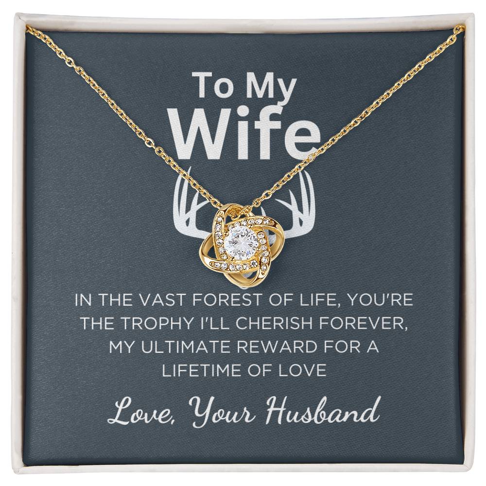 Gift For Wife With Message Card And Gift Box - Forest of Life