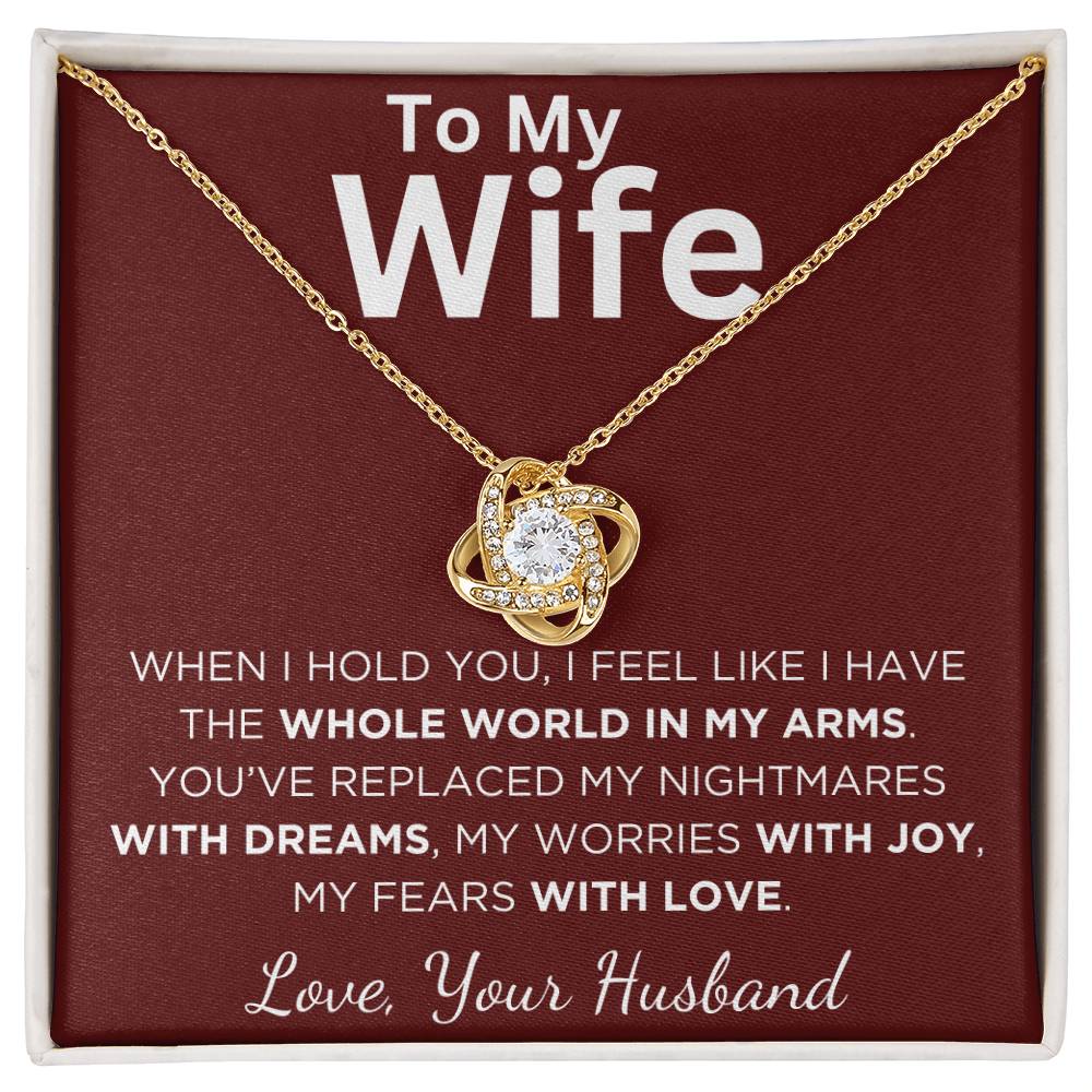 Gift For Wife With Message Card And Gift Box - When I Hold You