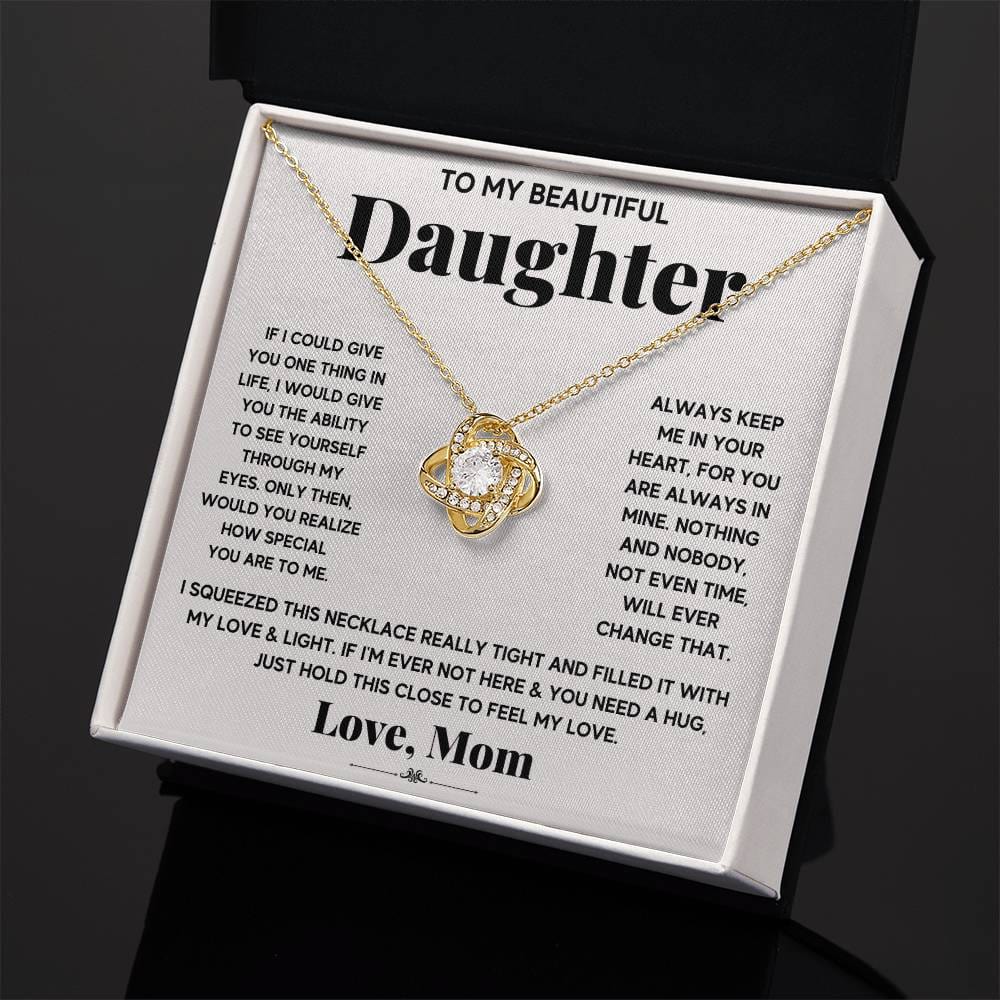 Gift For Daughter From Mom With Message Card And Gift Box - If I Could Give You One Thing