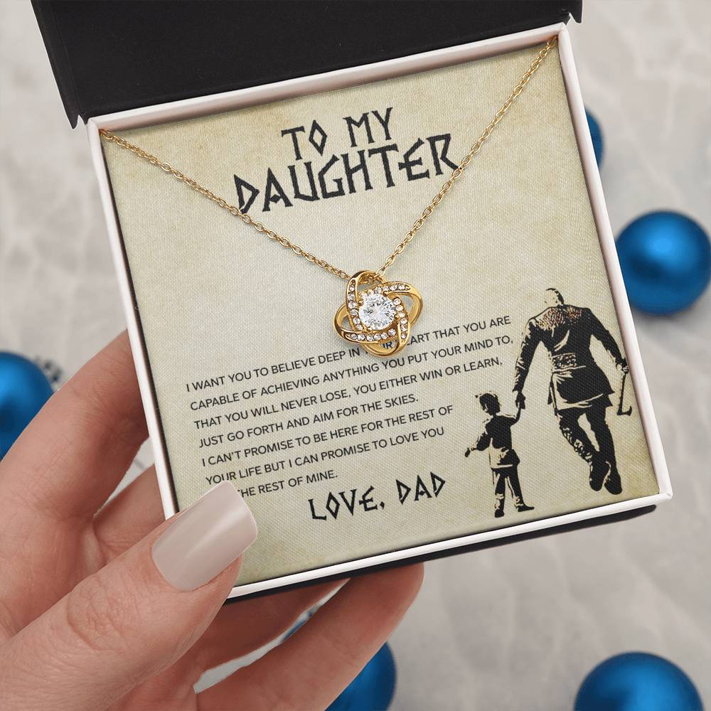 Gift For Daughter From Dad With Message Card And Gift Box - I Want You To Believe