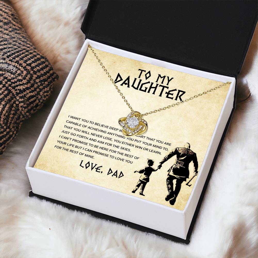 Gift For Daughter From Dad With Message Card And Gift Box - I Want You To Believe