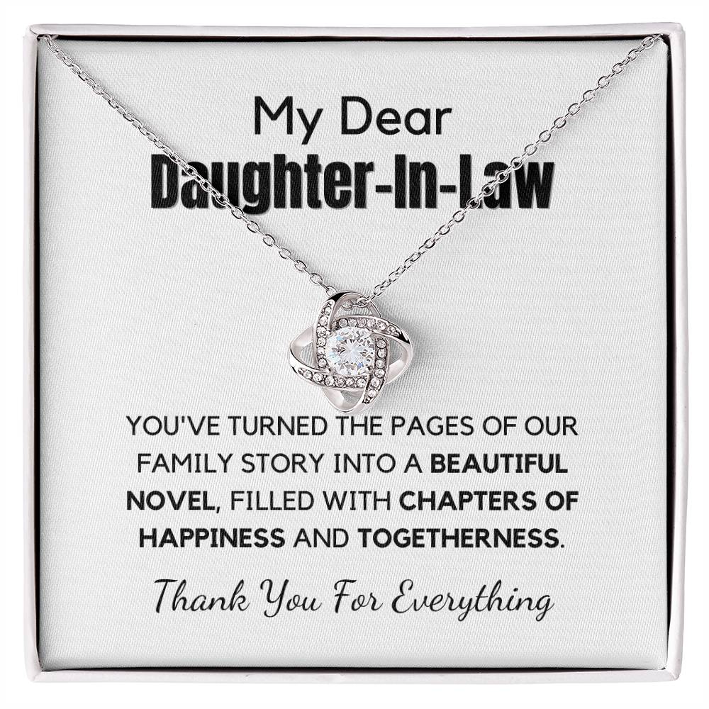 Gift For Daughter In Law With Message Card And Gift Box - Chapters of Happiness