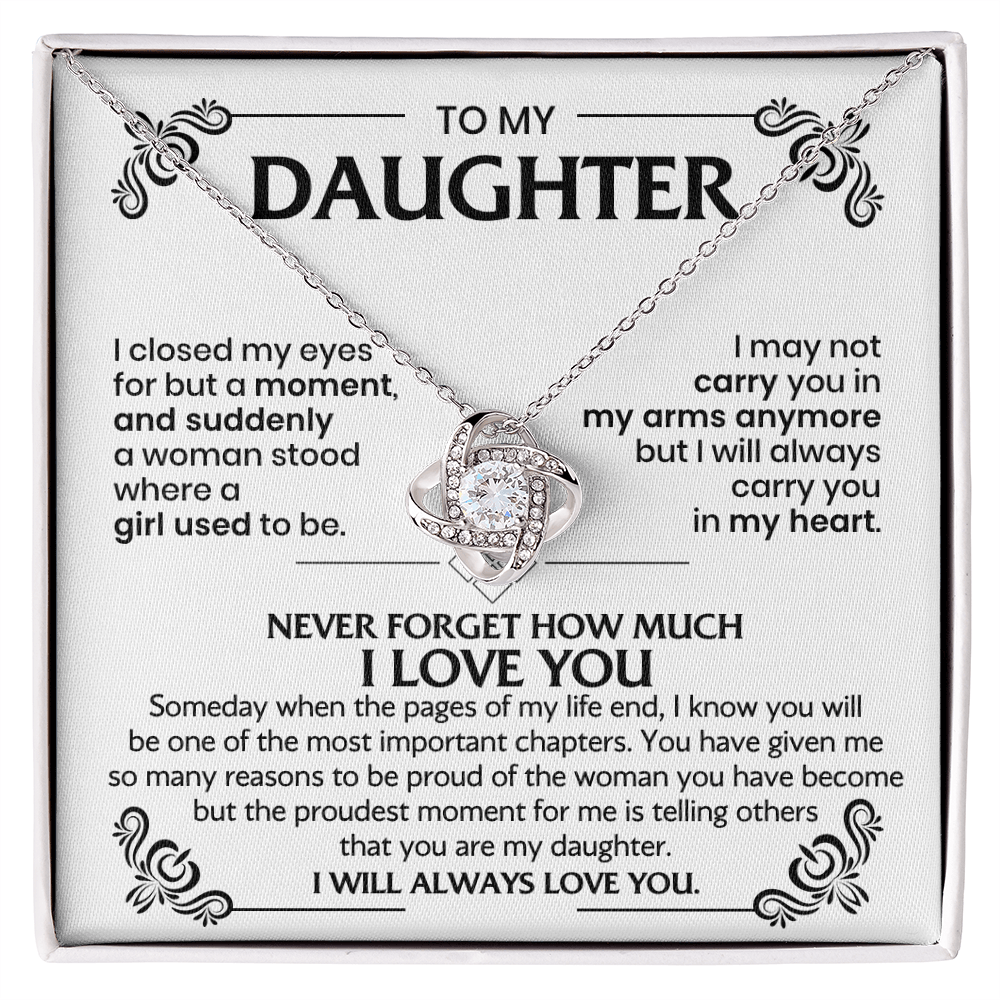 Graduation Gift Love Knot Jewelry for Daughter   
