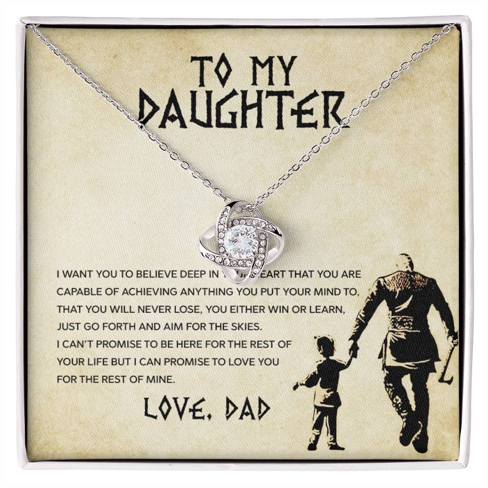 Gift For Daughter From Dad With Message Card And Gift Box - I Want You To Believe