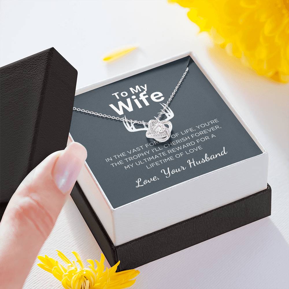 Gift For Wife With Message Card And Gift Box - Forest of Life