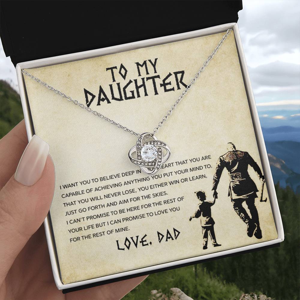 Gift For Daughter From Dad With Message Card And Gift Box - I Want You To Believe