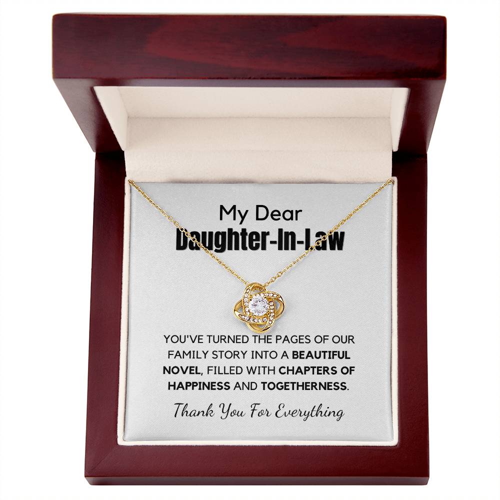 Gift For Daughter In Law With Message Card And Gift Box - Chapters of Happiness