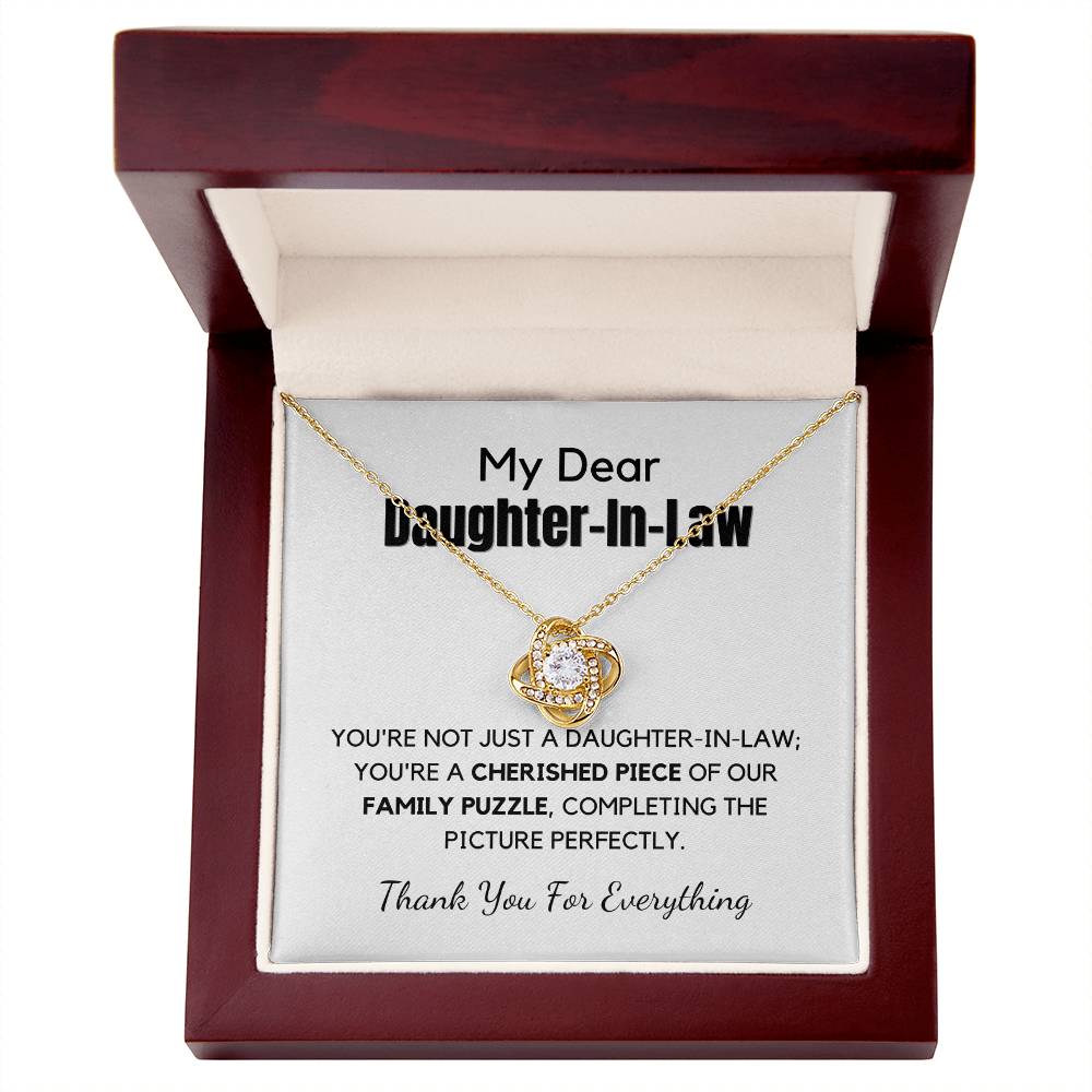 Gift For Daughter In Law With Message Card And Gift Box - Family Puzzle