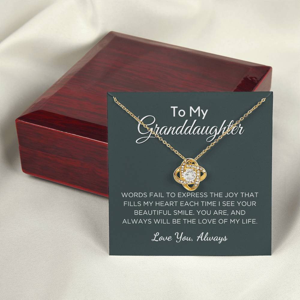 Love of My Life - Gift For Granddaughter With Message Card And Gift Box