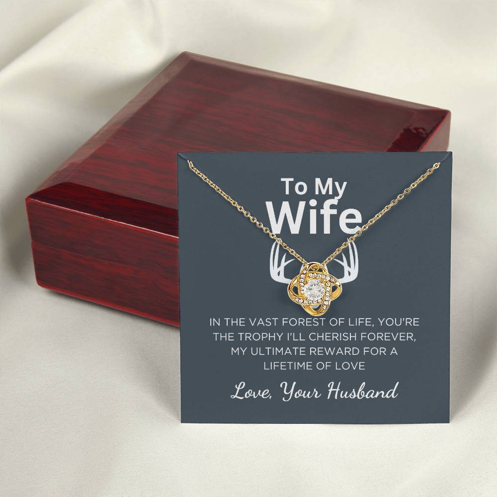 Gift For Wife With Message Card And Gift Box - Forest of Life