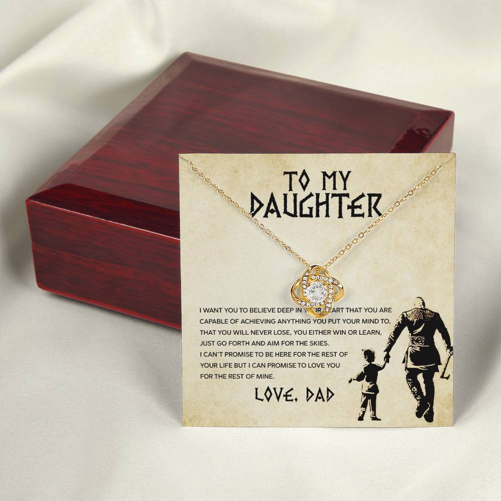 Gift For Daughter From Dad With Message Card And Gift Box - I Want You To Believe