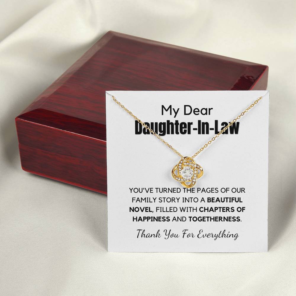 Gift For Daughter In Law With Message Card And Gift Box - Chapters of Happiness