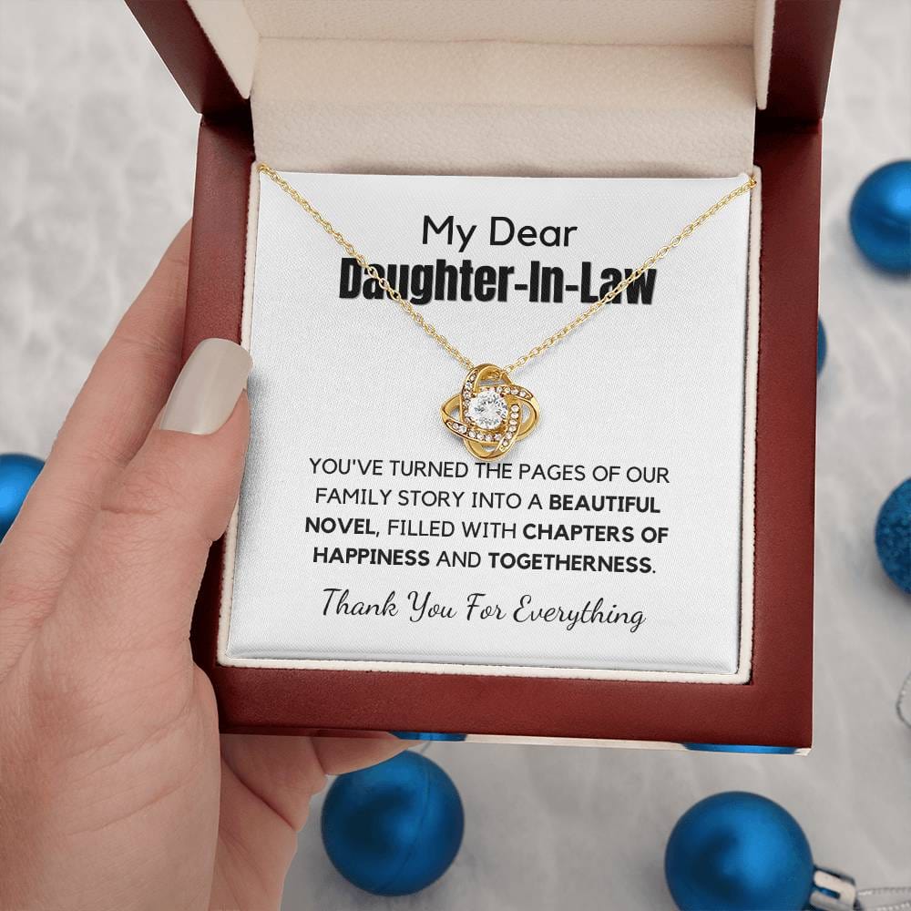 Gift For Daughter In Law With Message Card And Gift Box - Chapters of Happiness