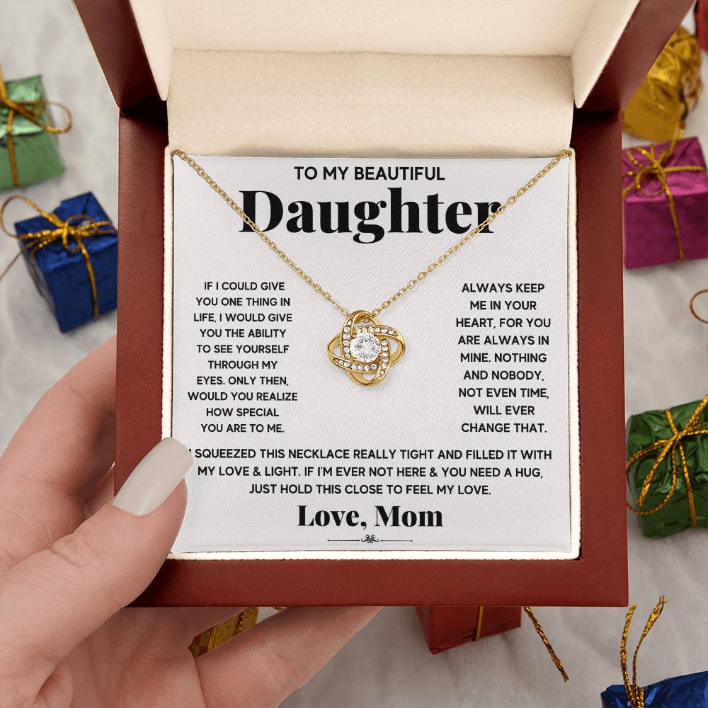 Gift For Daughter From Mom With Message Card And Gift Box - If I Could Give You One Thing